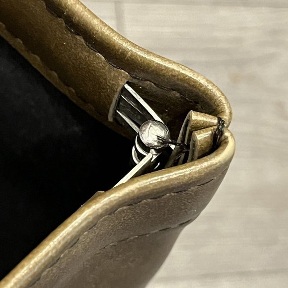 Lockheed Martin California Company Large Leather Folder Metal Closure Vintage - Picture 5 of 16